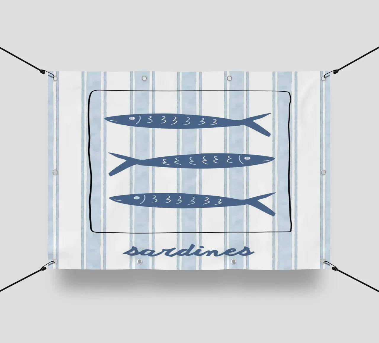 Sardines telo in pvc da PinkCandyWalls