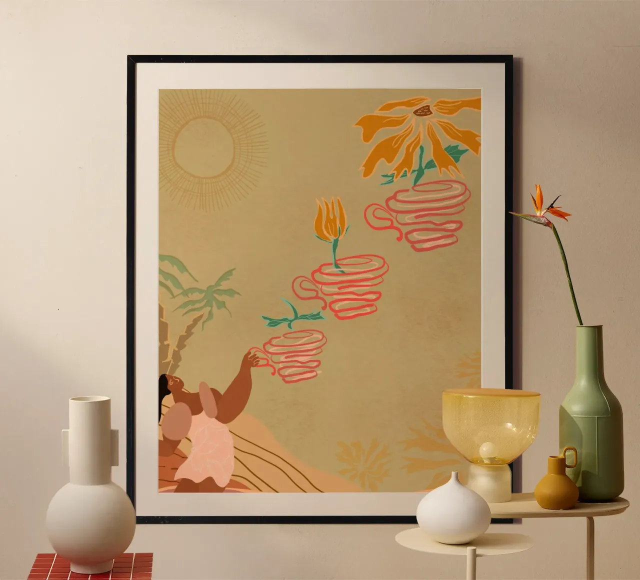 Everything will Fall into Place in Time hahnemühle by Inha Arceo Arts