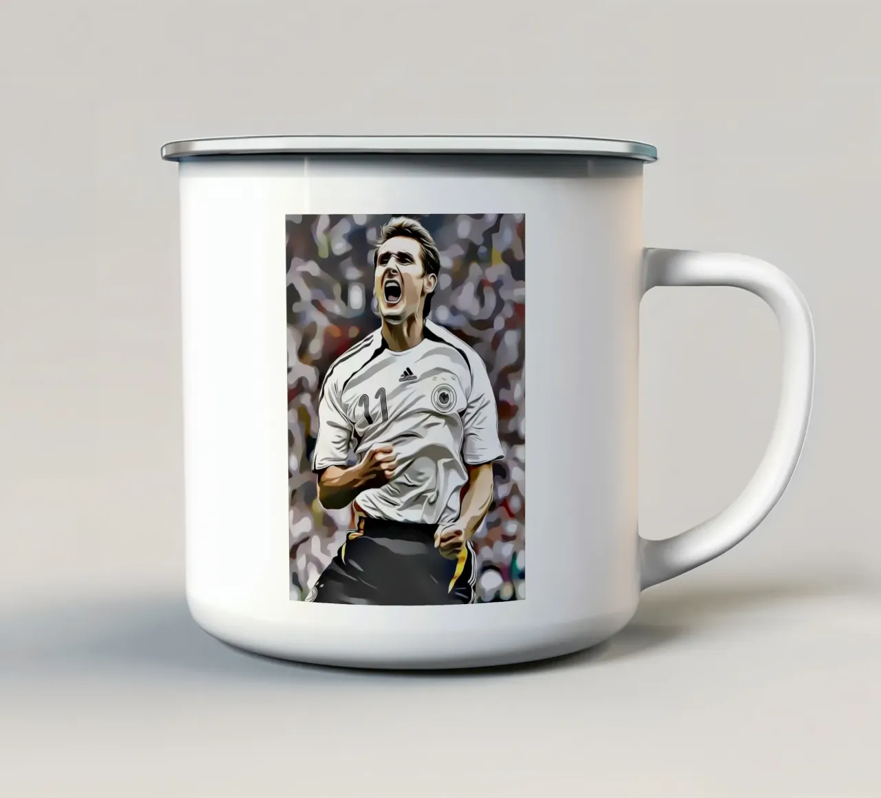 Miroslav Klose tazza in smalto da dark eagle