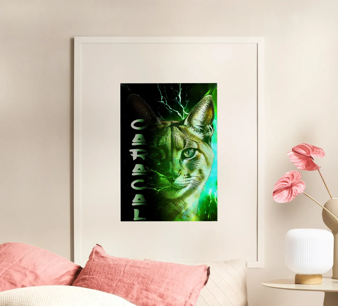 1001 aura art caracal poster da aank1001