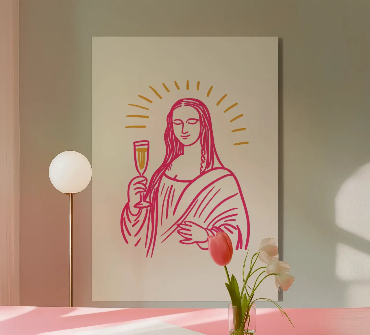 Champagne Lisa plexiglass da Studio Zephyr