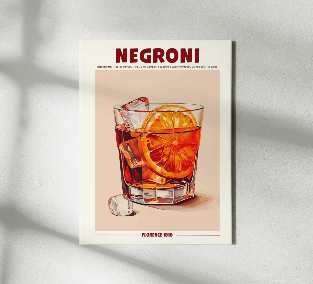 Negroni, Firenze 1919 I tela con Cornice a cassetta da hanna shop