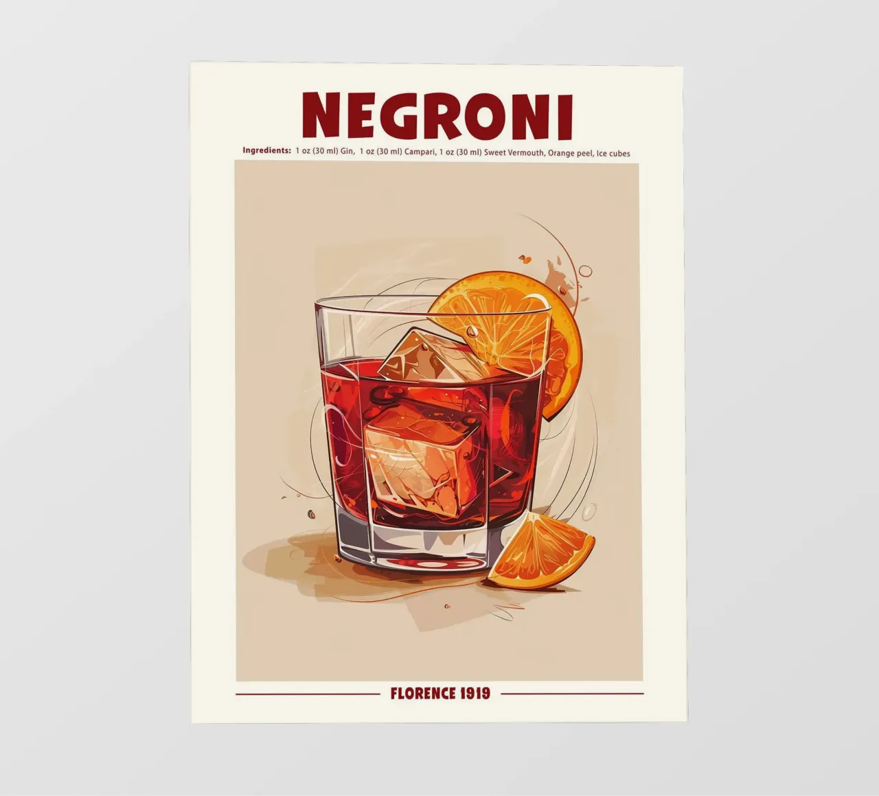 Negroni, Firenze 1919 II pellicola backlit da hanna shop