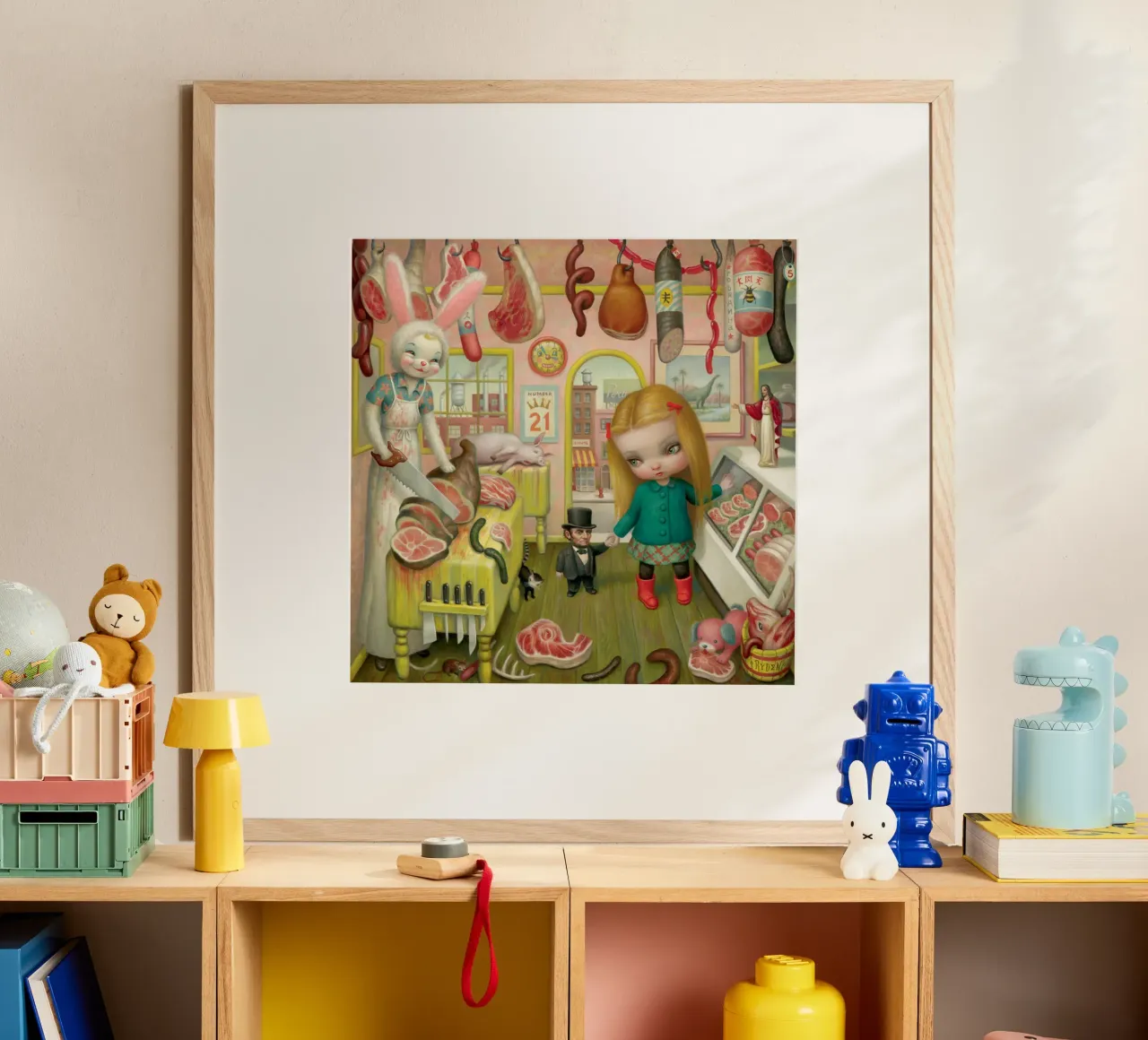 Il coniglio macellaio poster da Chistov Shops