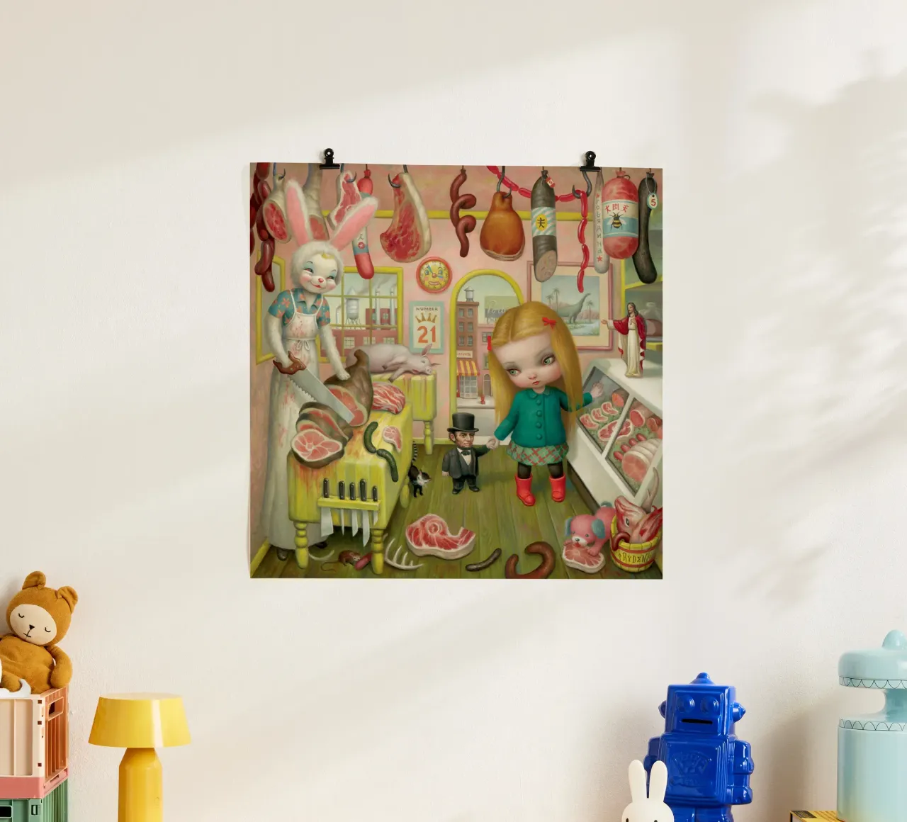 Il coniglio macellaio poster da Chistov Shops