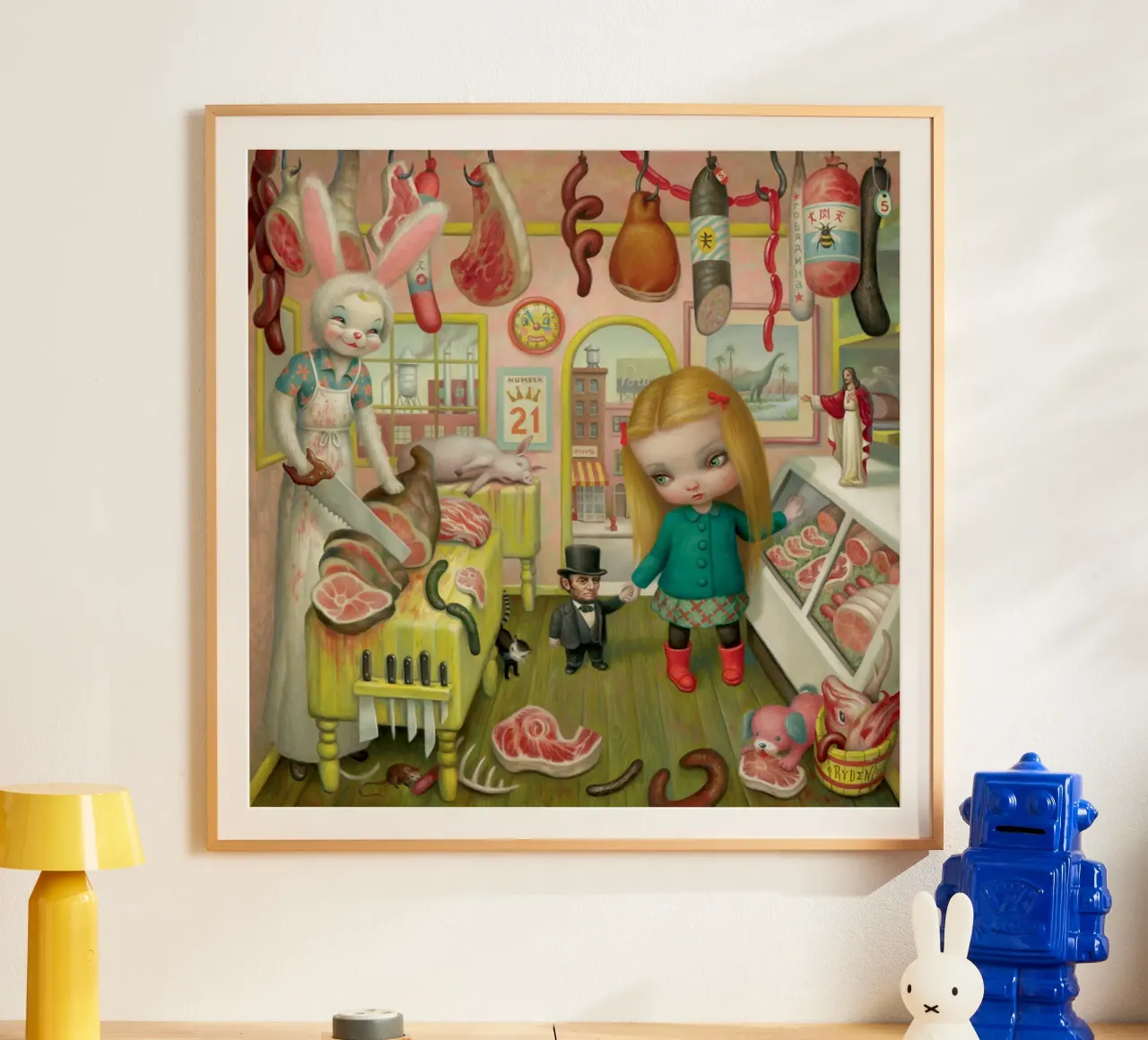 Il coniglio macellaio poster da Chistov Shops