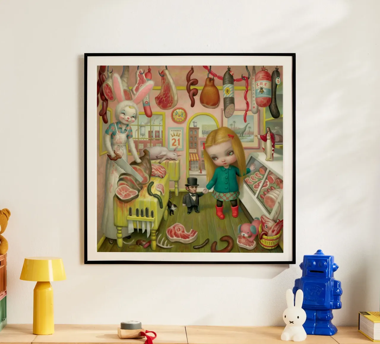 Il coniglio macellaio poster da Chistov Shops