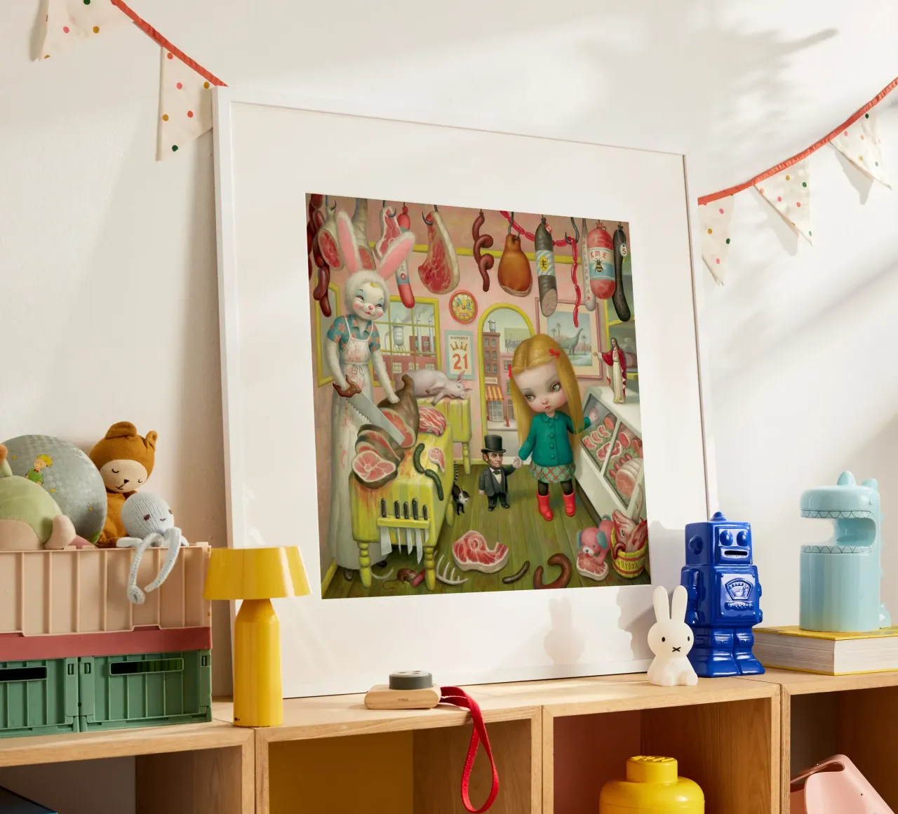 Il coniglio macellaio poster da Chistov Shops