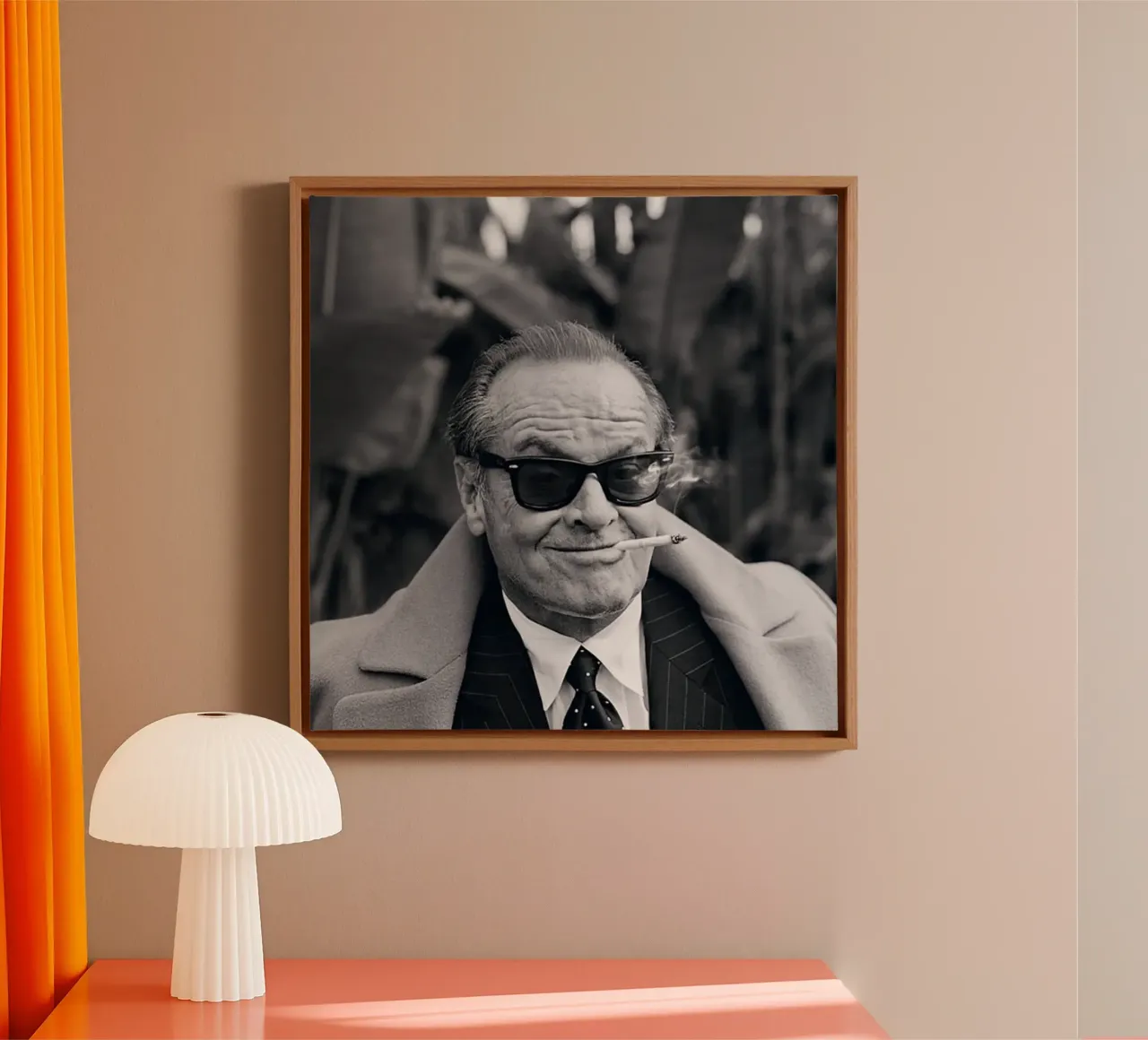 Sigaret in de mond canvas met Baklijst van bagleys Shop