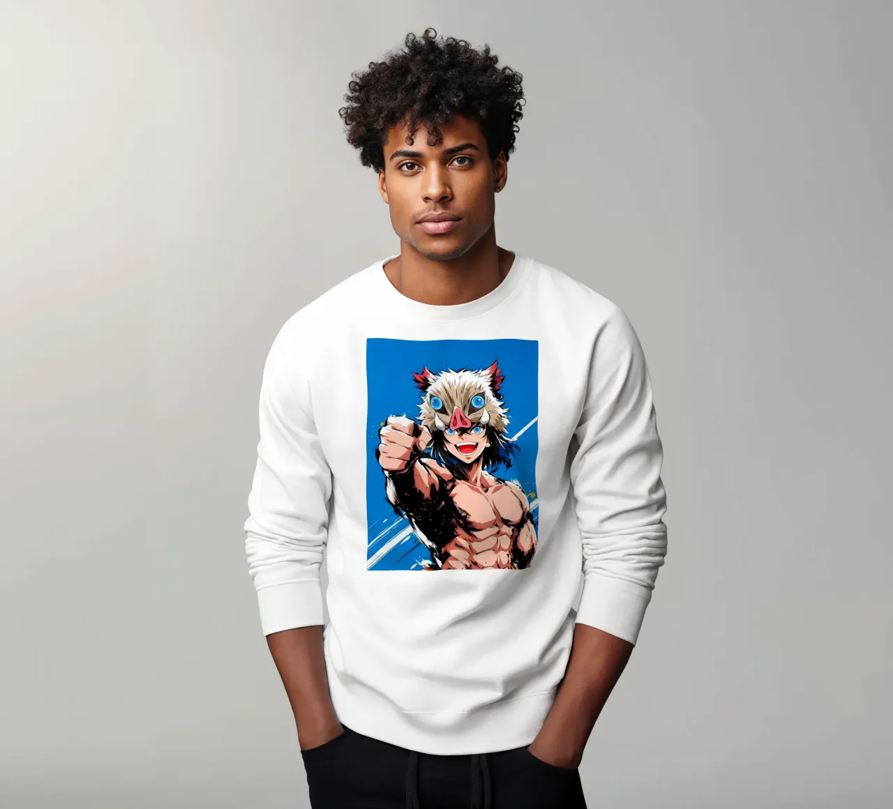DS - Rengoku Oversize Classic felpa da igoshartwrks