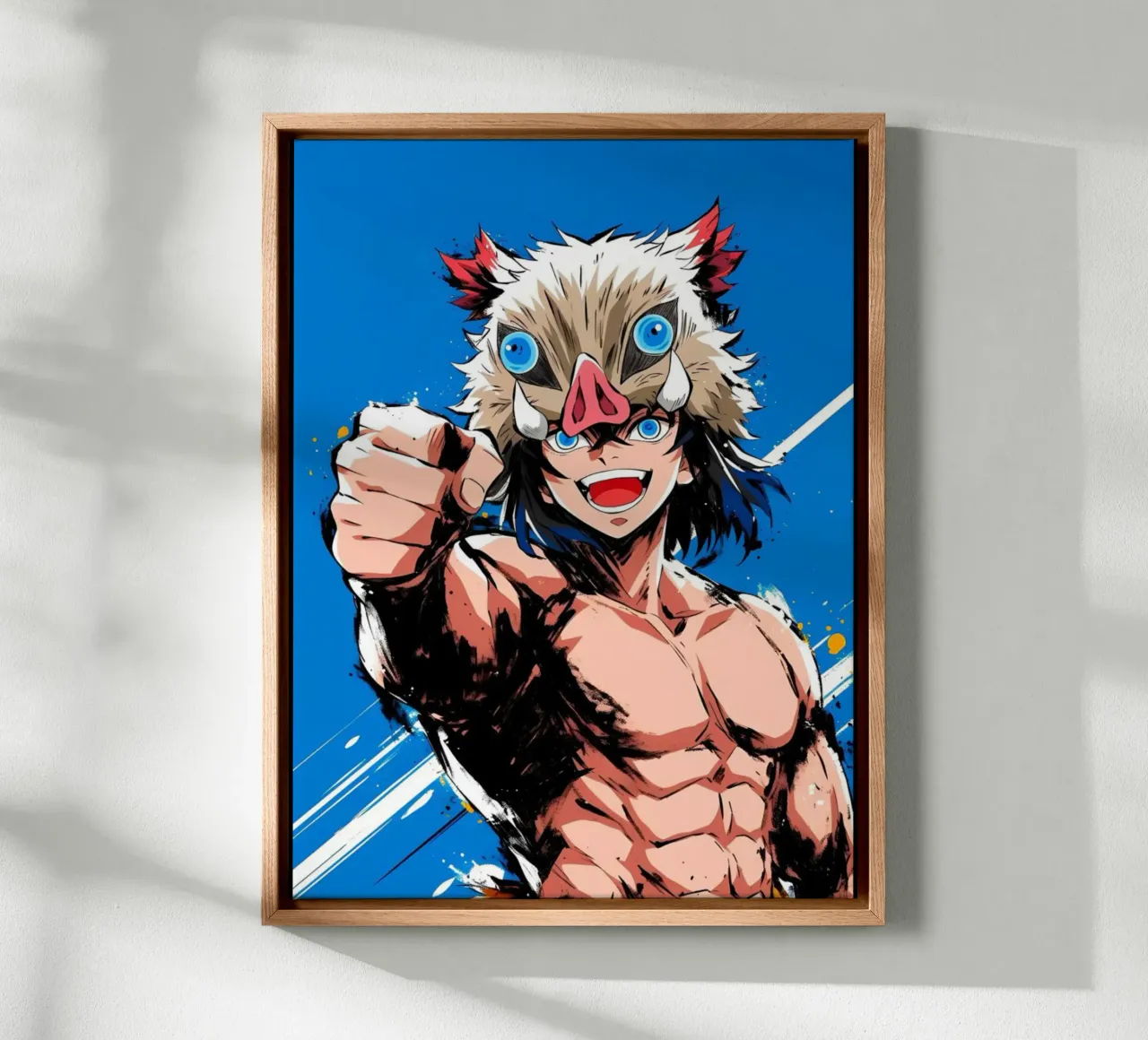 DS - Rengoku Oversize Classic tela con Cornice a cassetta da igoshartwrks