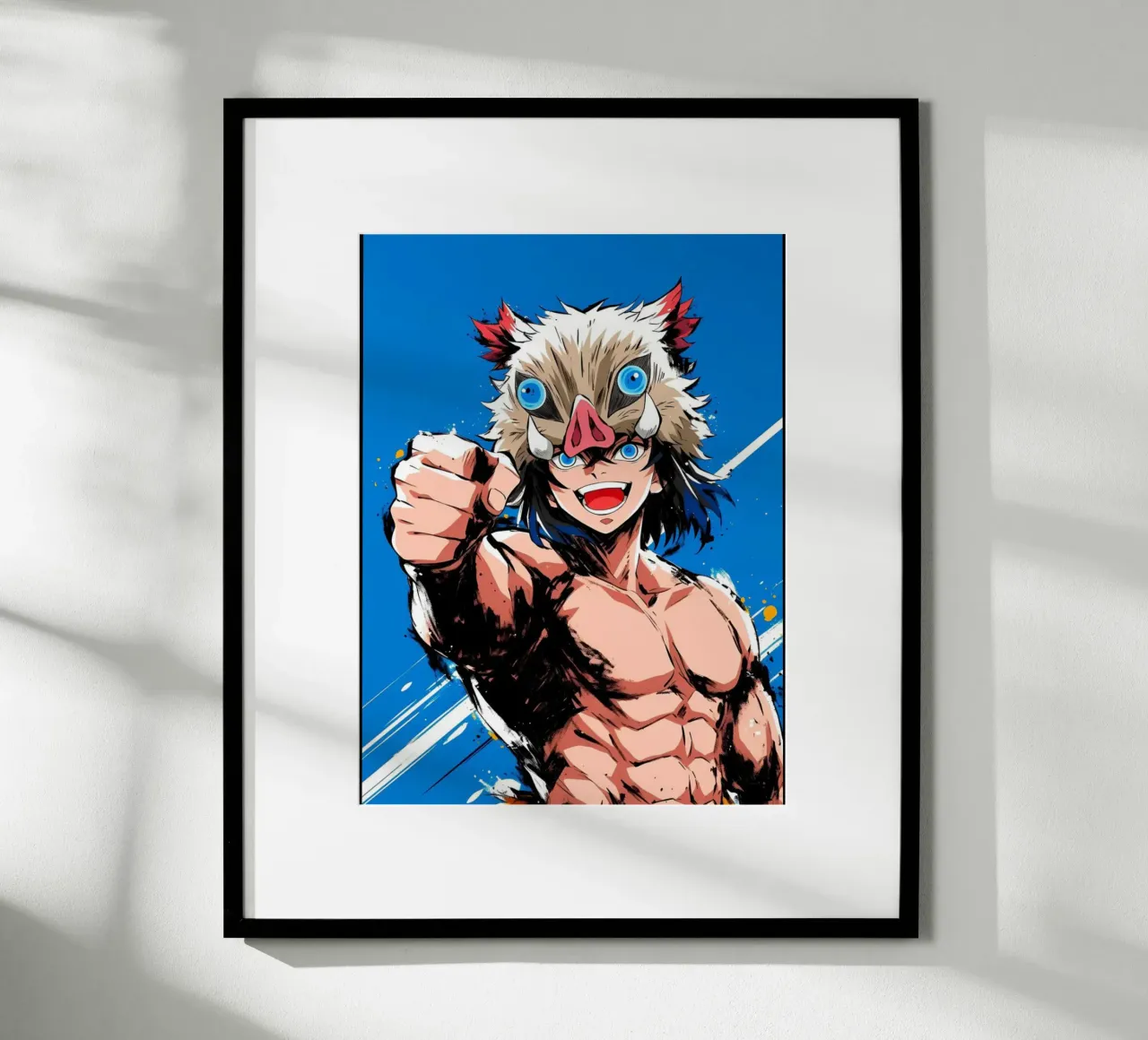 DS - Rengoku Oversize Classic poster con telaio in alluminio da igoshartwrks