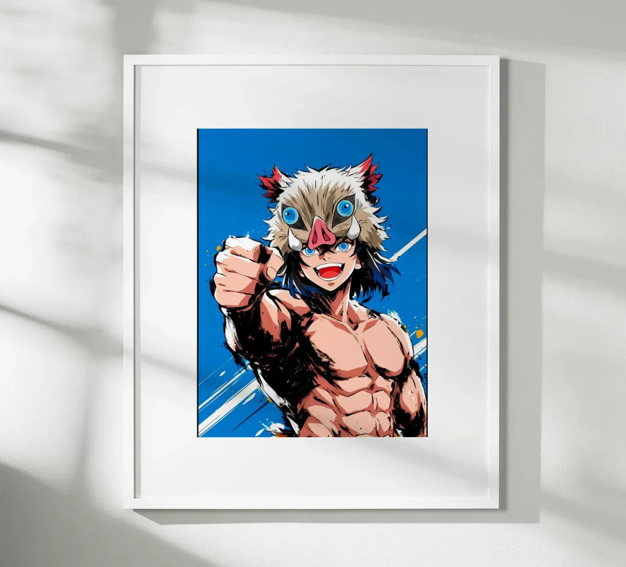 DS - Rengoku Oversize Classic poster con telaio in alluminio da igoshartwrks