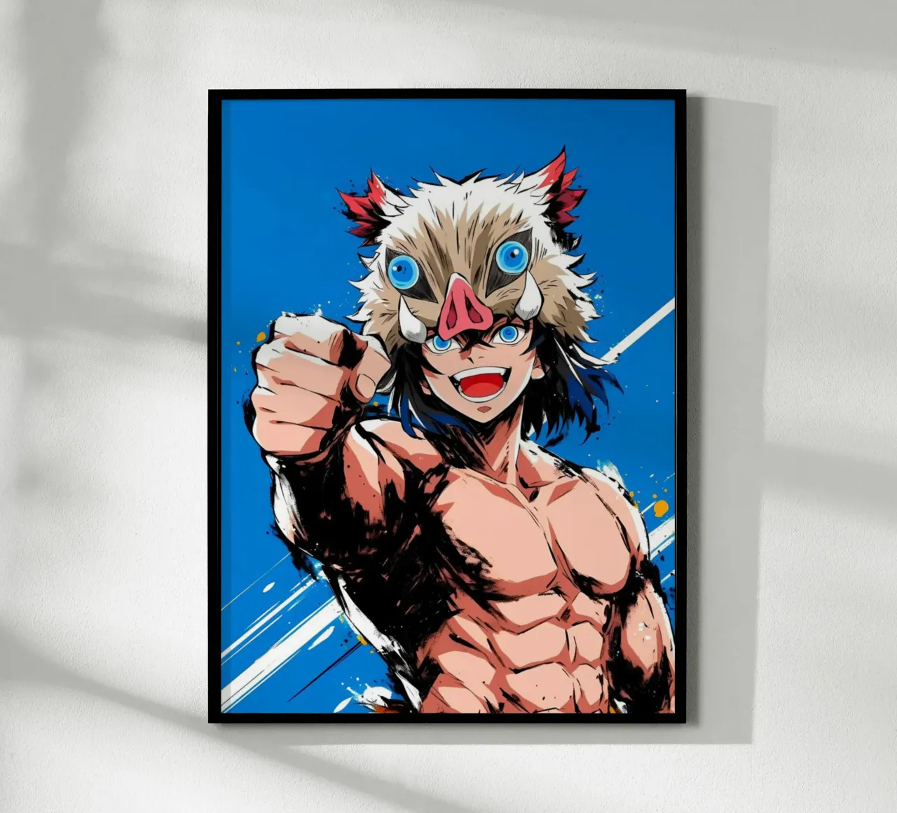 DS - Rengoku Oversize Classic poster con telaio in alluminio da igoshartwrks