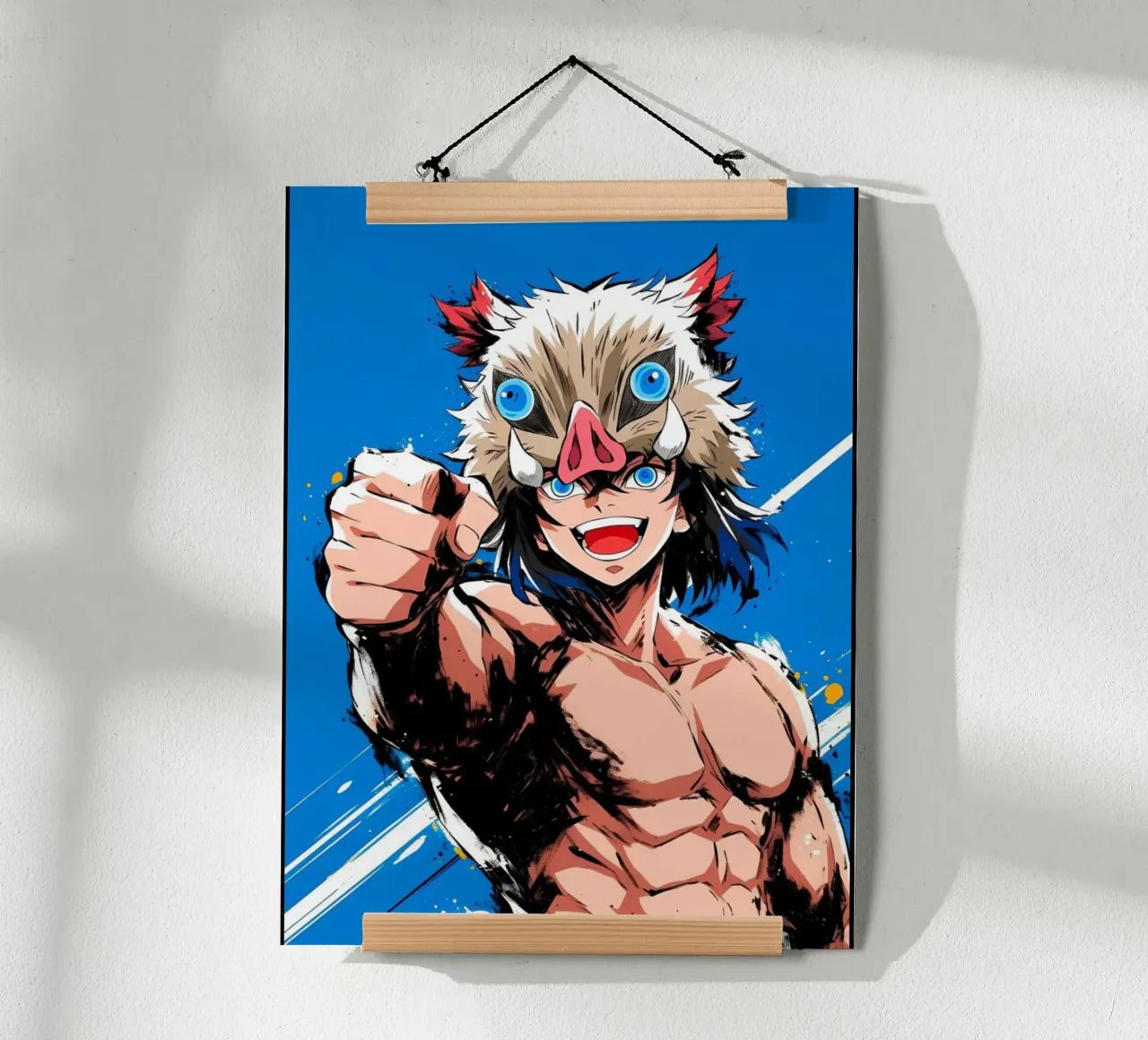 DS - Rengoku Oversize Classic poster con telaio in alluminio da igoshartwrks