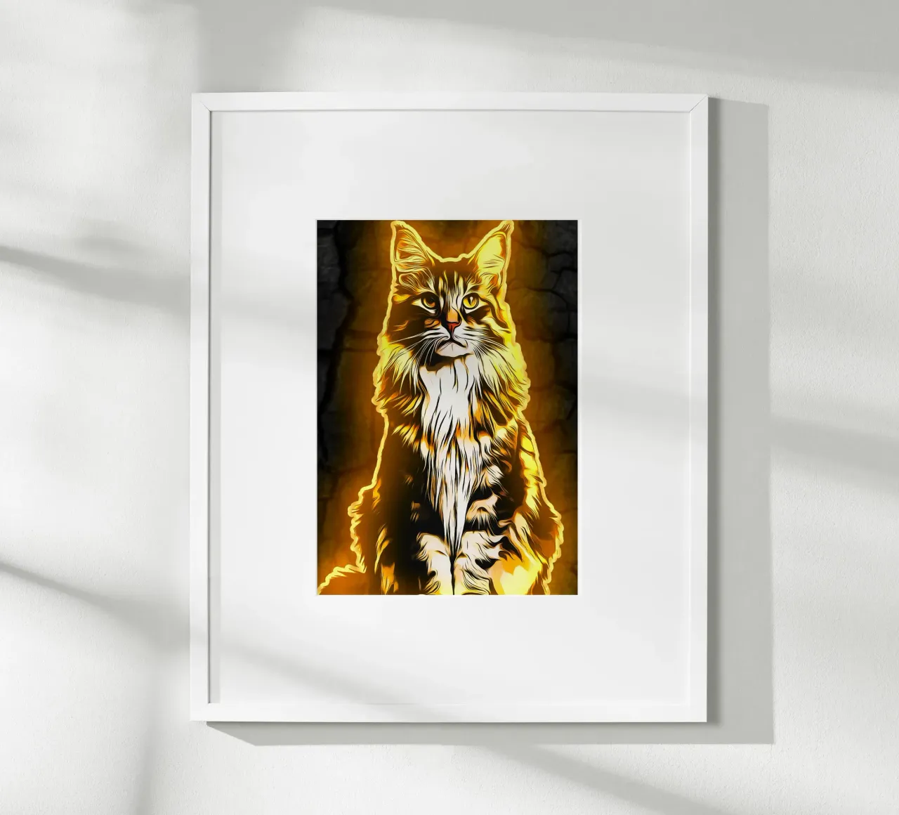 1001 neon art MC poster da aank1001