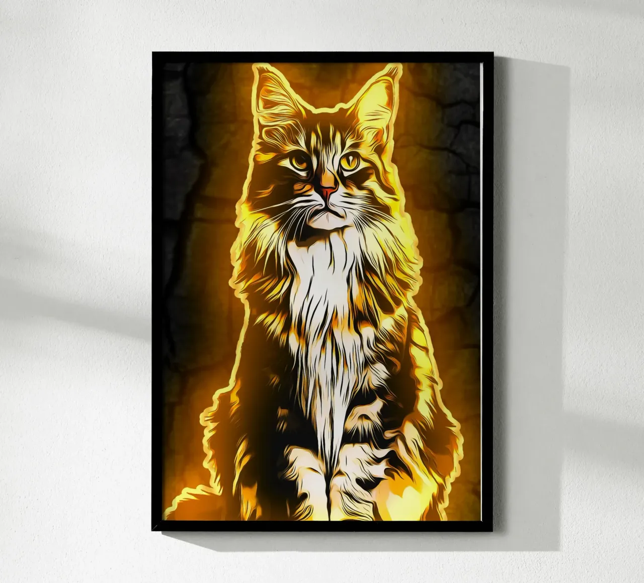 1001 neon art MC poster da aank1001