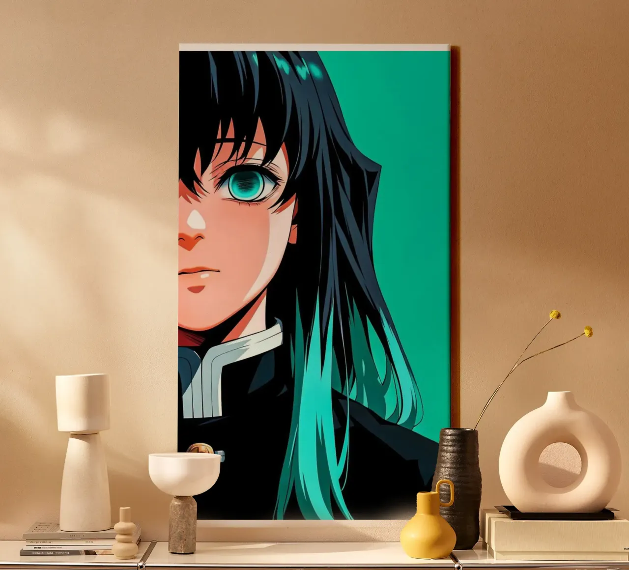 Muichiro Tokito DS Klassiek canvas met Baklijst van igoshartwrks