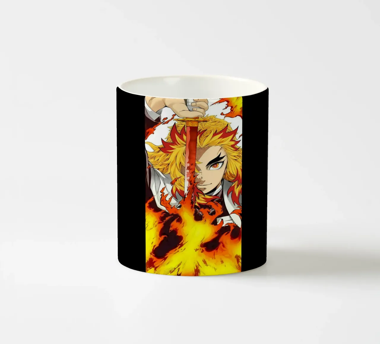 Kyojuro Rengoku Kimetsu No Yaiba Classico tazza in ceramica da igoshartwrks
