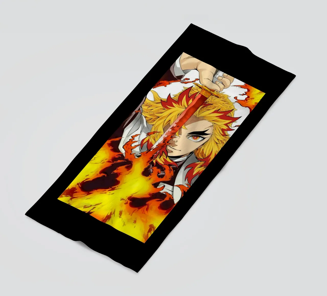 Kyojuro Rengoku Kimetsu No Yaiba Classico telo mare da igoshartwrks