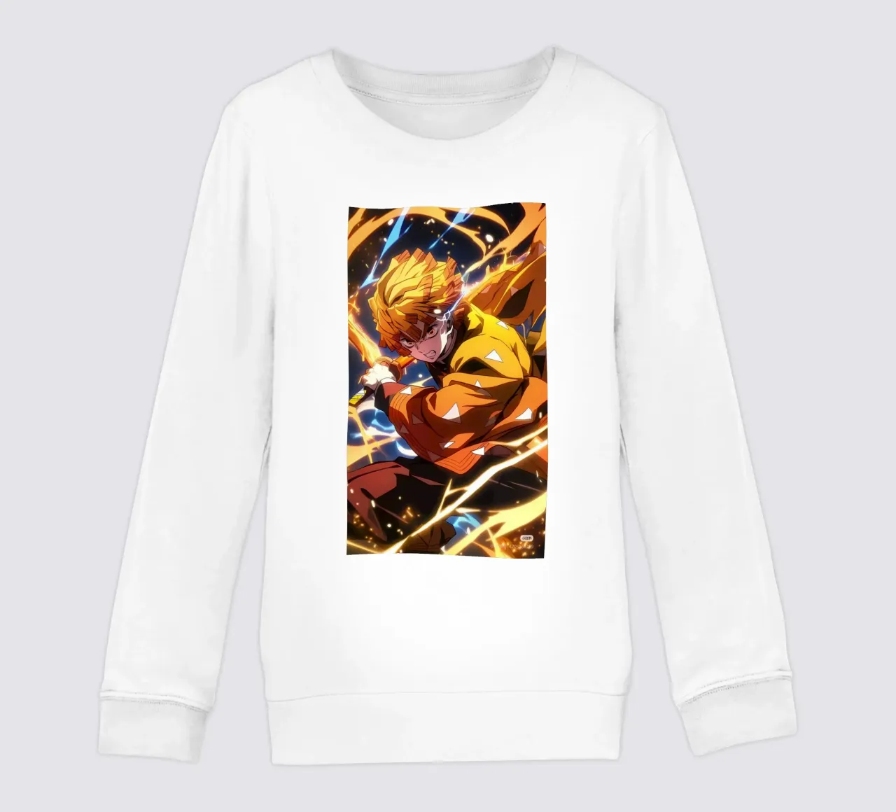 Zenitsu Agatsuma - DS Oversize Essential felpa bambino da igoshartwrks