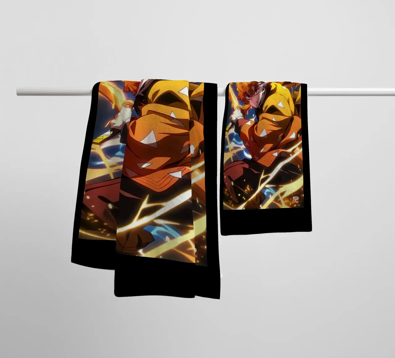 Zenitsu Agatsuma - DS Oversize Essential asciugamano da bagno da igoshartwrks