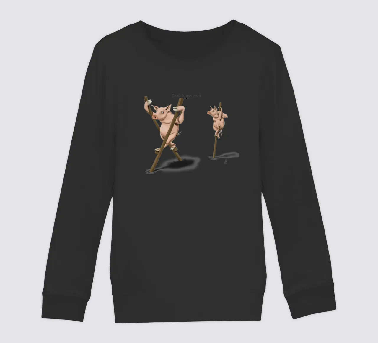 Stick in the Mud (Titled) felpa bambino da Rob Art | Illustration