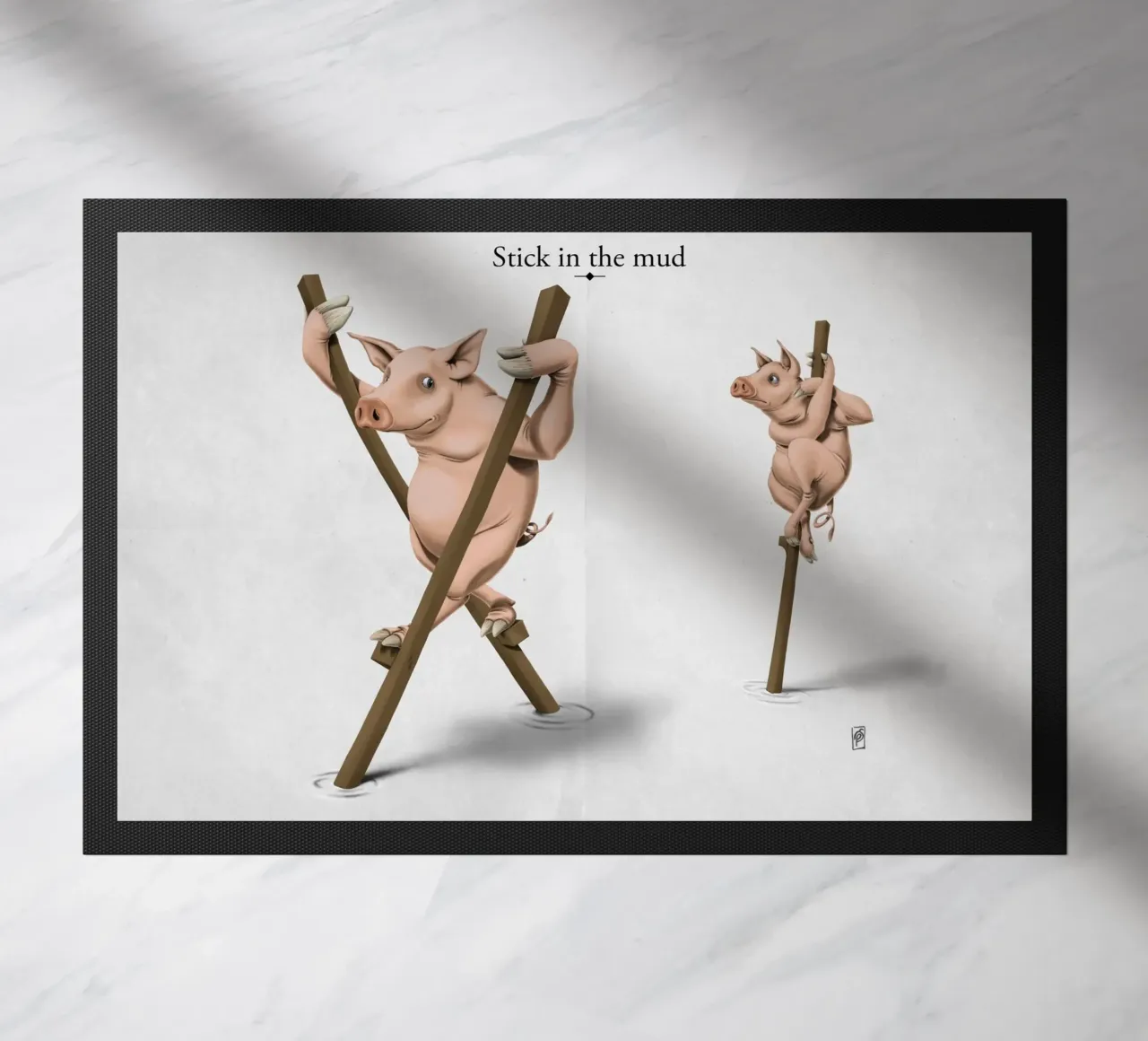 Stick in the Mud (Titled) zerbino da Rob Art | Illustration