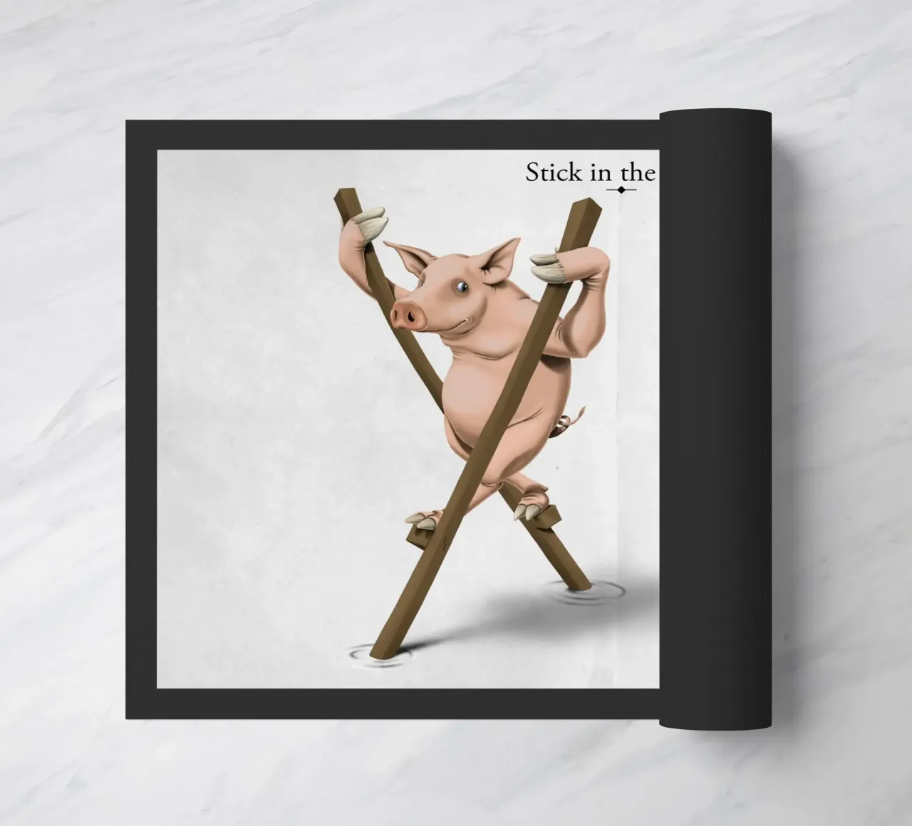 Stick in the Mud (Titled) zerbino da Rob Art | Illustration