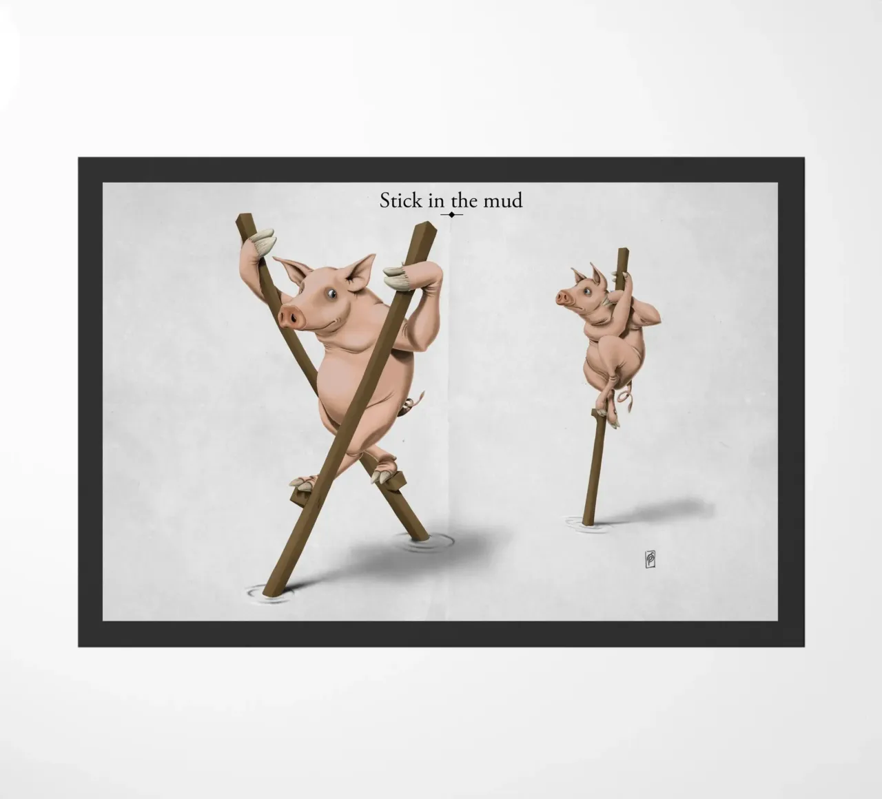 Stick in the Mud (Titled) zerbino da Rob Art | Illustration
