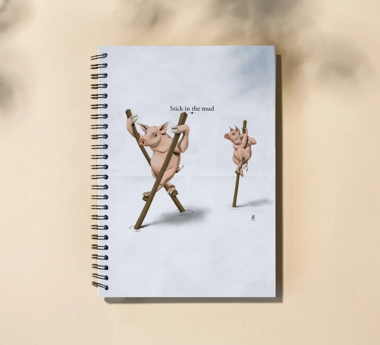 Stick in the Mud (Titled) diario ad anelli da Rob Art | Illustration