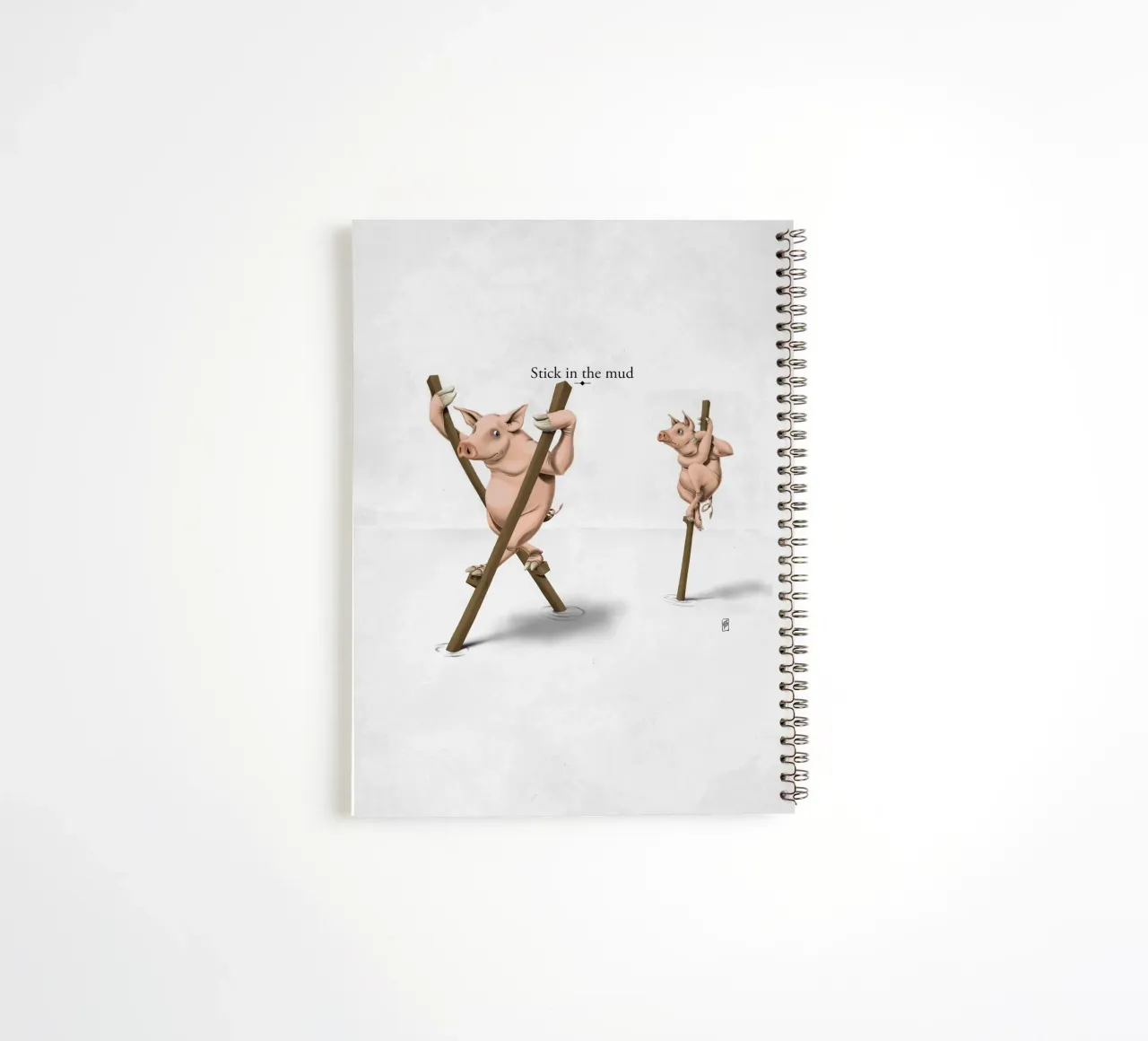 Stick in the Mud (Titled) diario ad anelli da Rob Art | Illustration