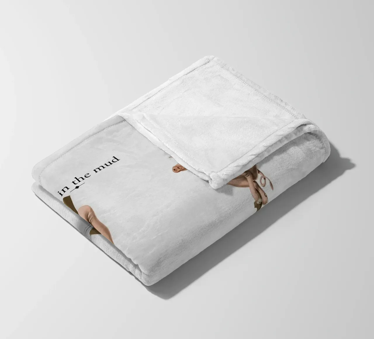 Stick in the Mud (Titled) coperta in pile da Rob Art | Illustration