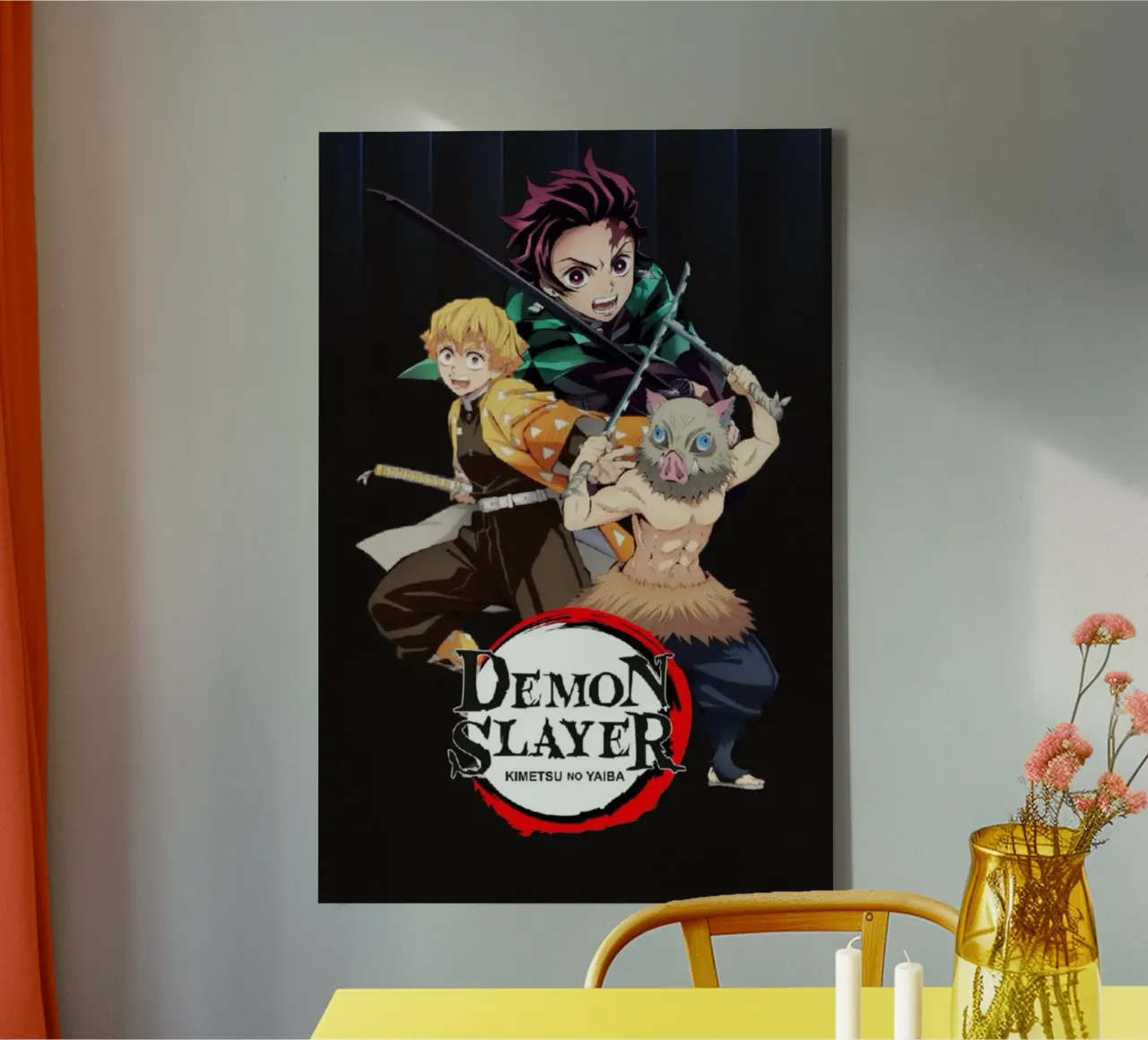 Uccisore di demoni - Maglietta originale KNY tela con Cornice a cassetta da igoshartwrks