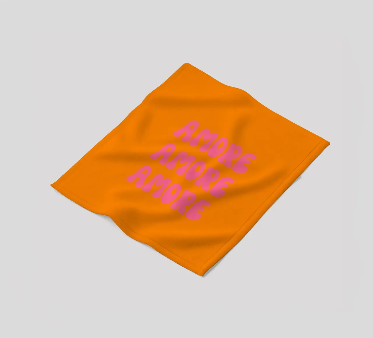 Amore Retro Pink Orange coperta in pile da Alisa Knöß