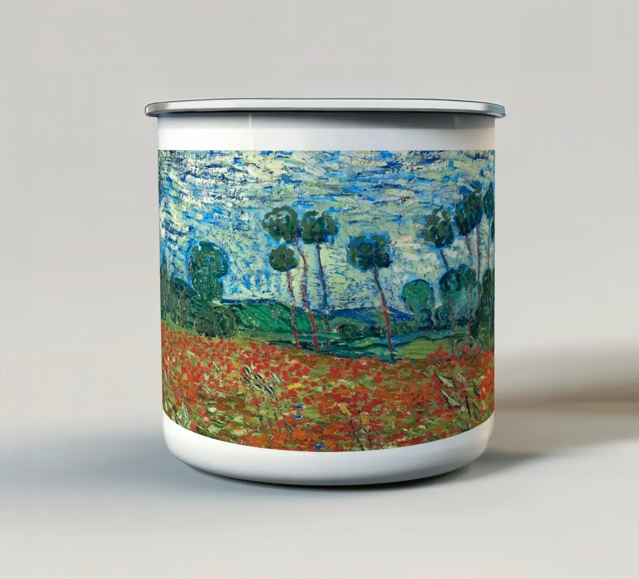 Poppy Field 1890 - Van Gogh tazza in smalto da apoloprints