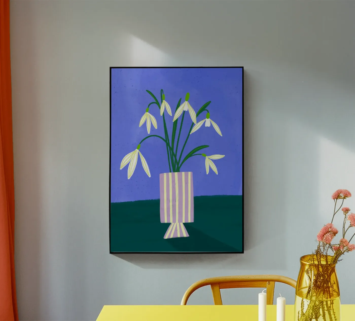 Snowdrops Acryl-Glas von Bea Mueller