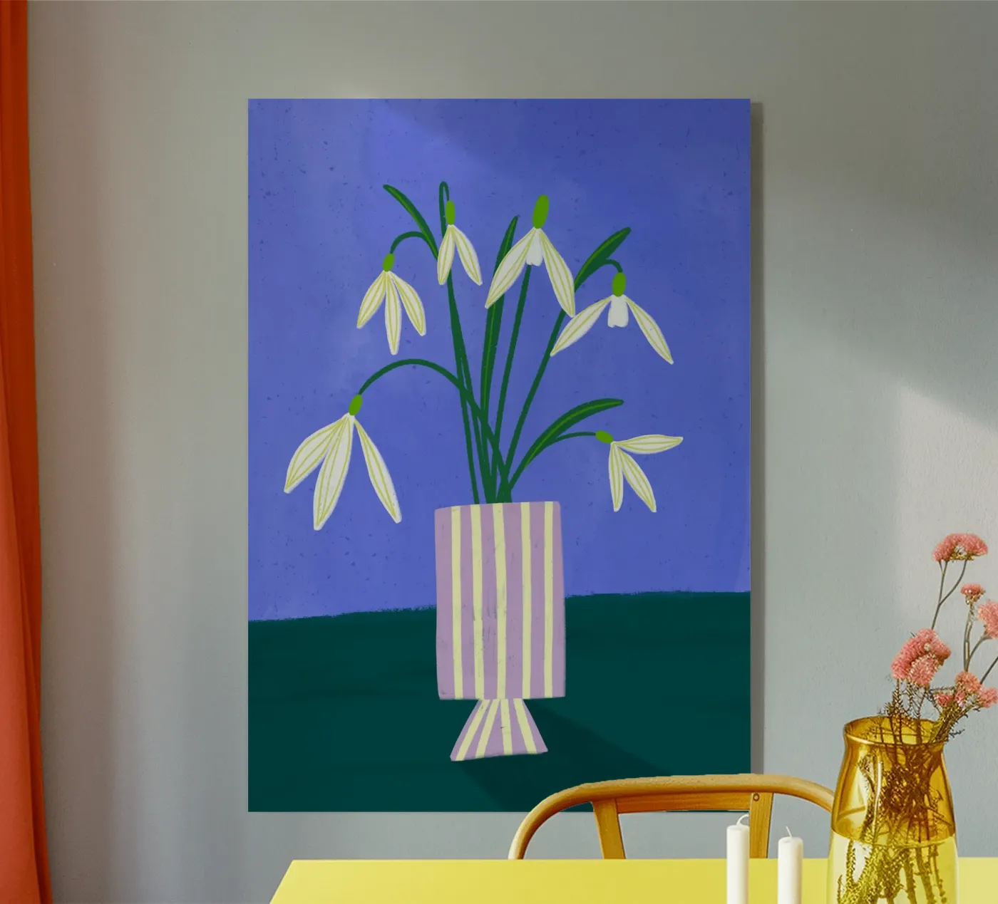 Snowdrops Acryl-Glas von Bea Mueller