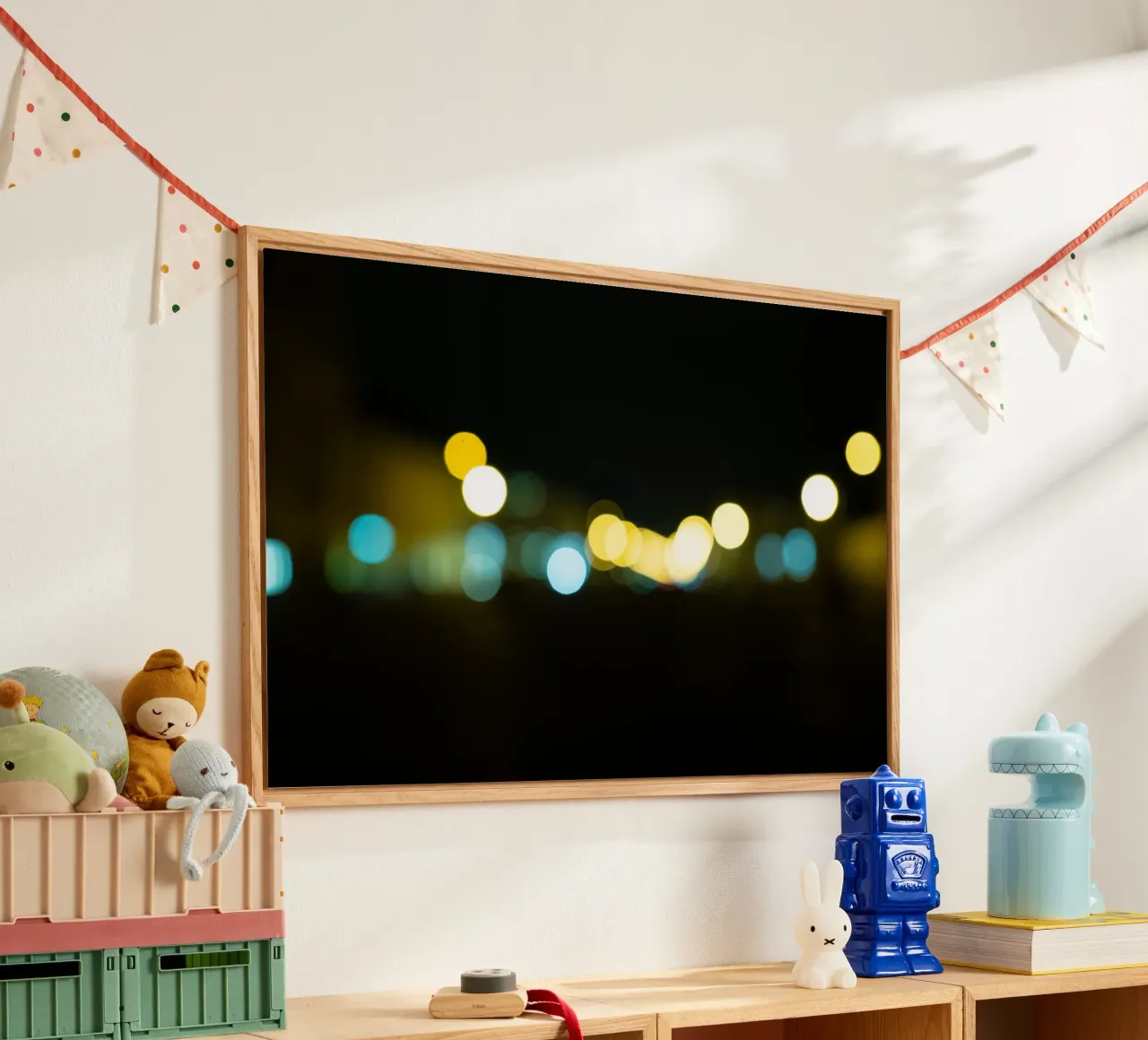 City Lights plexiglass da Flo Klein