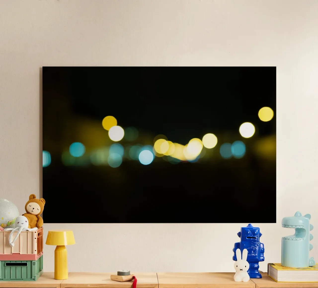 City Lights plexiglass da Flo Klein