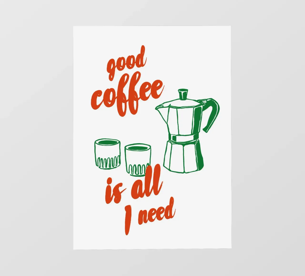 Boho Food 4 Good Coffee telo in pvc da Boho Print Collection