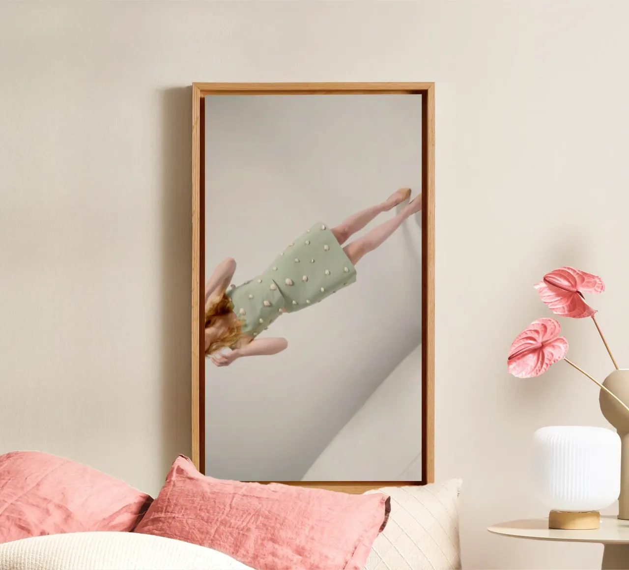 Gravity in Motion canvas met Baklijst van riedelphotoart