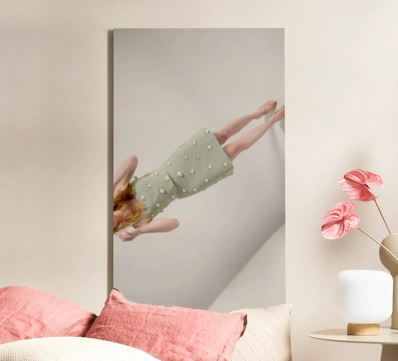 Gravity in Motion canvas met Baklijst van riedelphotoart