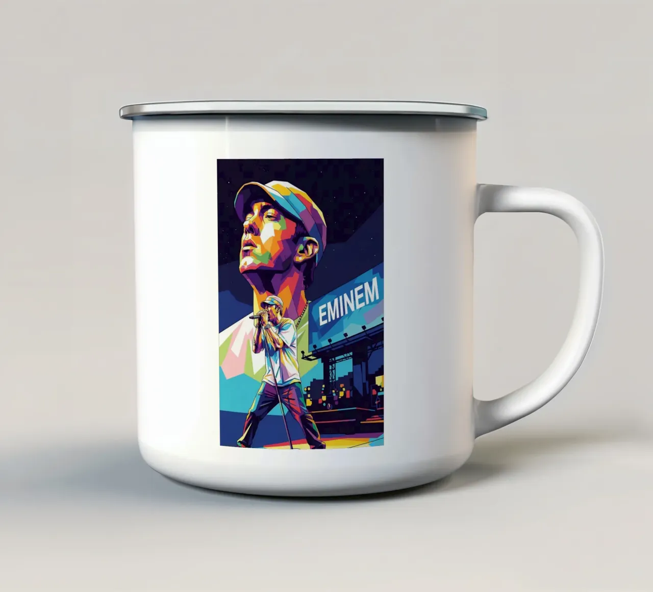 Lo spettacolo di Eminem tazza in smalto da Hantamrata