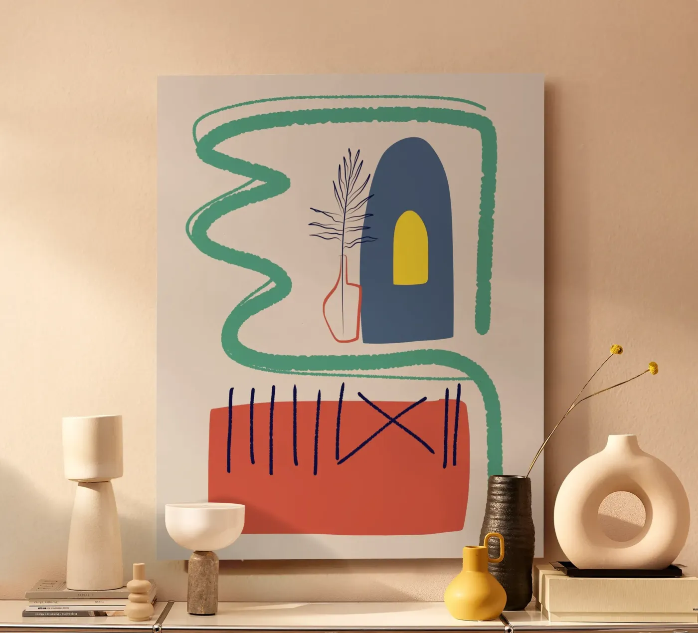 Interno astratto pannello forex da Little Dean