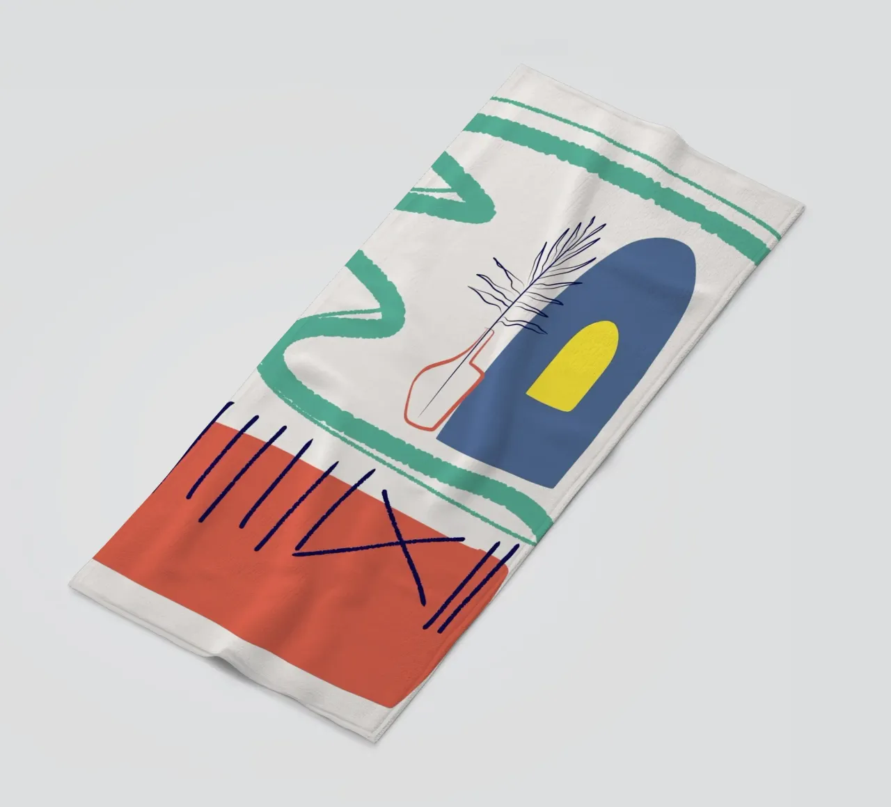 Interno astratto telo mare da Little Dean