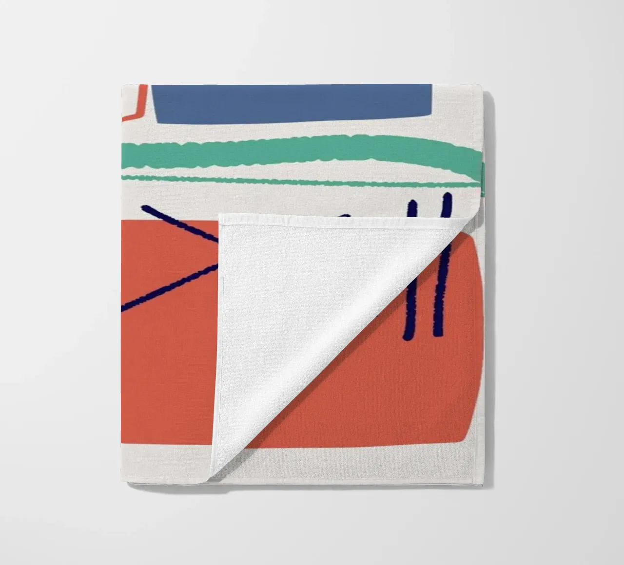 Interno astratto telo mare da Little Dean