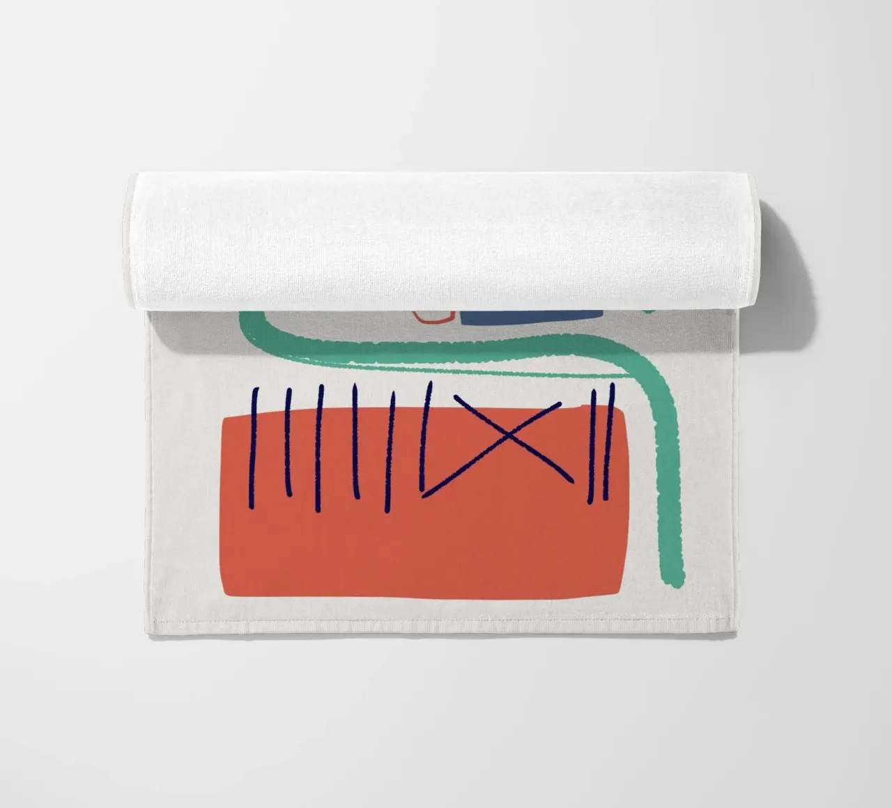 Interno astratto telo mare da Little Dean