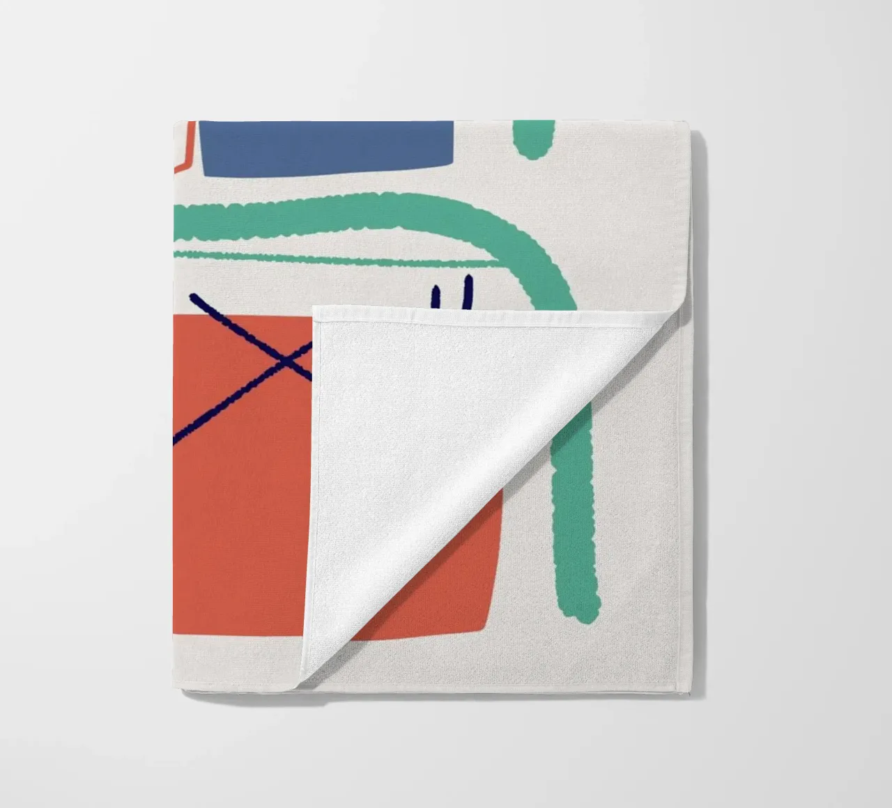 Interno astratto telo mare da Little Dean