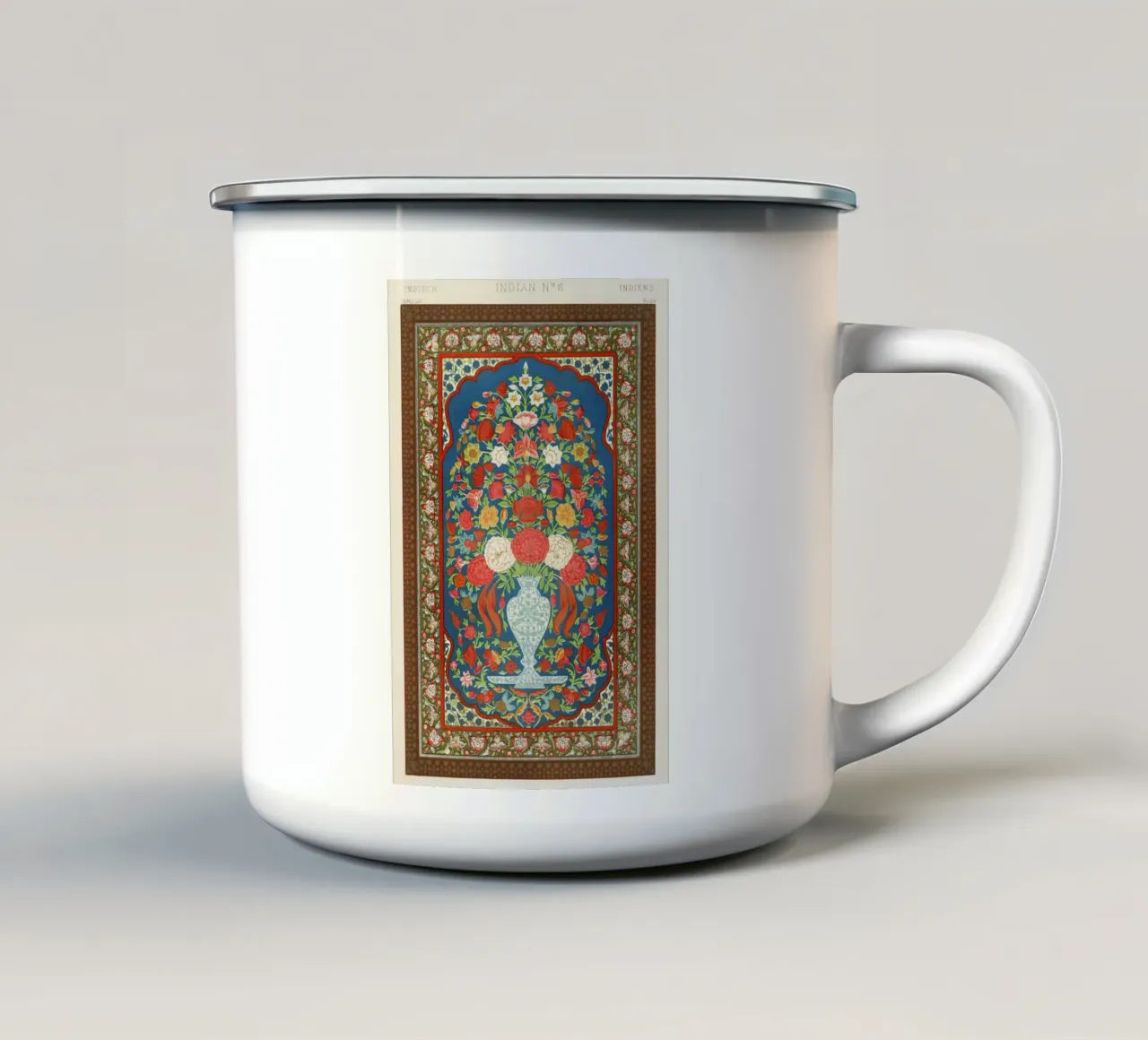 Vintage pattern tazza in smalto da vintageshop